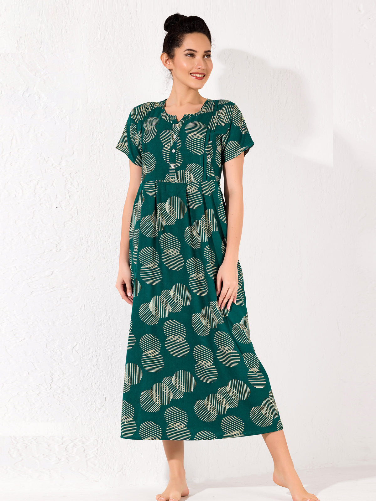 Alpine KURTHI Style Nighties| FancySleeve | Zipless Model | Updated Collection's for Stylish Women AK (H/S)