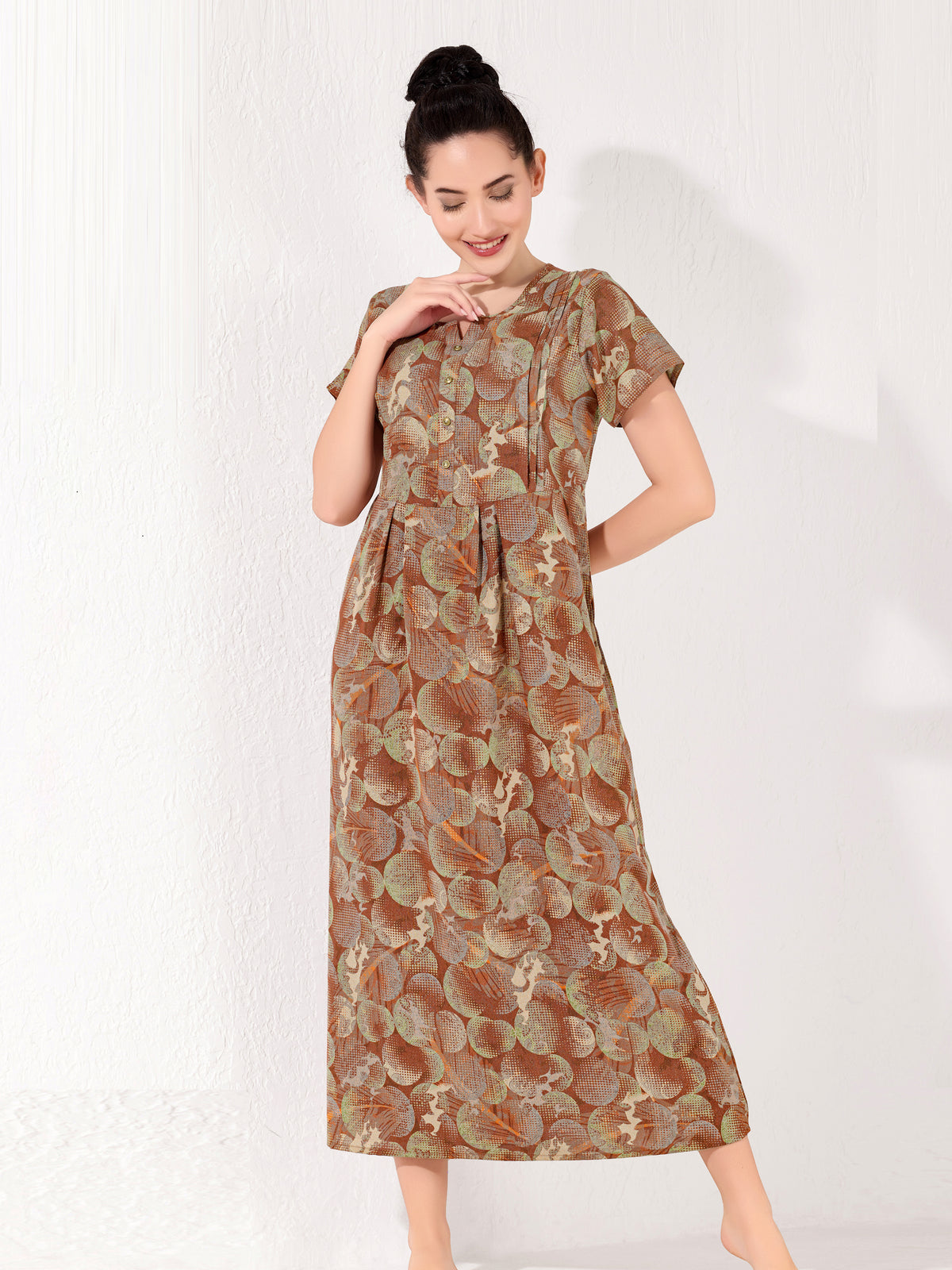 Alpine KURTHI Style Nighties| FancySleeve | Zipless Model | Updated Collection's for Stylish Women AK (H/S)