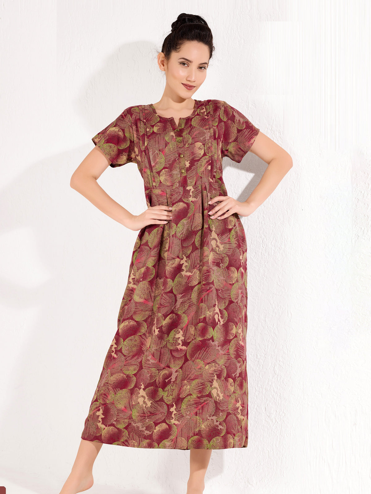 Alpine KURTHI Style Nighties| FancySleeve | Zipless Model | Updated Collection's for Stylish Women AK (H/S)