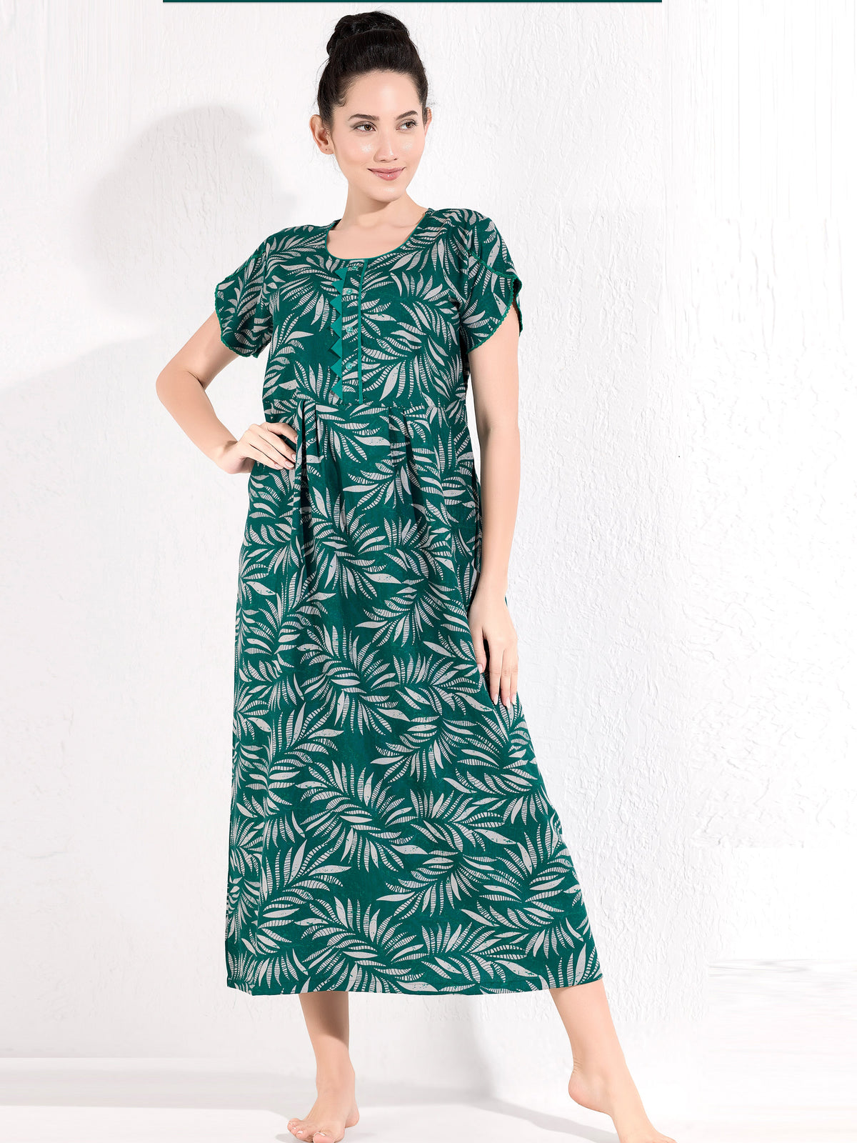 Alpine KURTHI Style Nighties| FancySleeve | Zipless Model | Updated Collection's for Stylish Women AK (H/S)