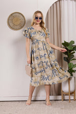 Rayon MAXI FROCK Model Nighties | Fancy Petal Sleeve | Fancy Neck & Side Pocket | Pleated Frock MAXI Style | Trendy Collection's for Stylish Women & Teenage Girl (PSG-H)