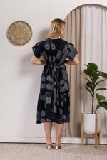 Rayon MAXI FROCK Model Nighties | Fancy Petal Sleeve | Fancy Neck & Side Pocket | Pleated Frock MAXI Style | Trendy Collection's for Stylish Women & Teenage Girl (PSG-H)