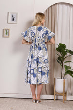 Rayon MAXI FROCK Model Nighties | Fancy Petal Sleeve | Fancy Neck & Side Pocket | Pleated Frock MAXI Style | Trendy Collection's for Stylish Women & Teenage Girl (PSG-H)