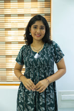 ALPINE Free Size Smocking Nighty | Beautiful Pleated Design | Side Pocket | Elastic Stretchable Model | Stylish Nighty for Trendy Women's(ALS-FS)