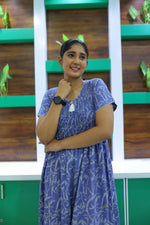 ALPINE Free Size Smocking Nighty | Beautiful Pleated Design | Side Pocket | Elastic Stretchable Model | Stylish Nighty for Trendy Women's(ALS-FS)