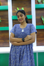 ALPINE Free Size Smocking Nighty | Beautiful Pleated Design | Side Pocket | Elastic Stretchable Model | Stylish Nighty for Trendy Women's(ALS-FS)