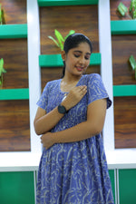 ALPINE Free Size Smocking Nighty | Beautiful Pleated Design | Side Pocket | Elastic Stretchable Model | Stylish Nighty for Trendy Women's(ALS-FS)