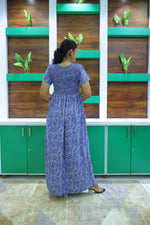 ALPINE Free Size Smocking Nighty | Beautiful Pleated Design | Side Pocket | Elastic Stretchable Model | Stylish Nighty for Trendy Women's(ALS-FS)