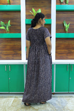 ALPINE Free Size Smocking Nighty | Beautiful Pleated Design | Side Pocket | Elastic Stretchable Model | Stylish Nighty for Trendy Women's(ALS-FS)