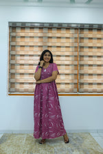 ALPINE Free Size Smocking Nighty | Beautiful Pleated Design | Side Pocket | Elastic Stretchable Model | Stylish Nighty for Trendy Women's(ALS-FS)