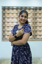 ALPINE Free Size Smocking Nighty | Beautiful Pleated Design | Side Pocket | Elastic Stretchable Model | Stylish Nighty for Trendy Women's(ALS-FS)