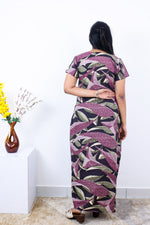 MANGAI New Regular Fit Cotton Printed Nighties - All Over Printed Stylish Nightwear for Stylish Women | Side Cut Pocket | Beautiful Nighties for Stylish Women's | Colourful Printed Cotton Nighties (SLB)