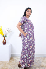 Regular Fit Cotton Printed Nighties