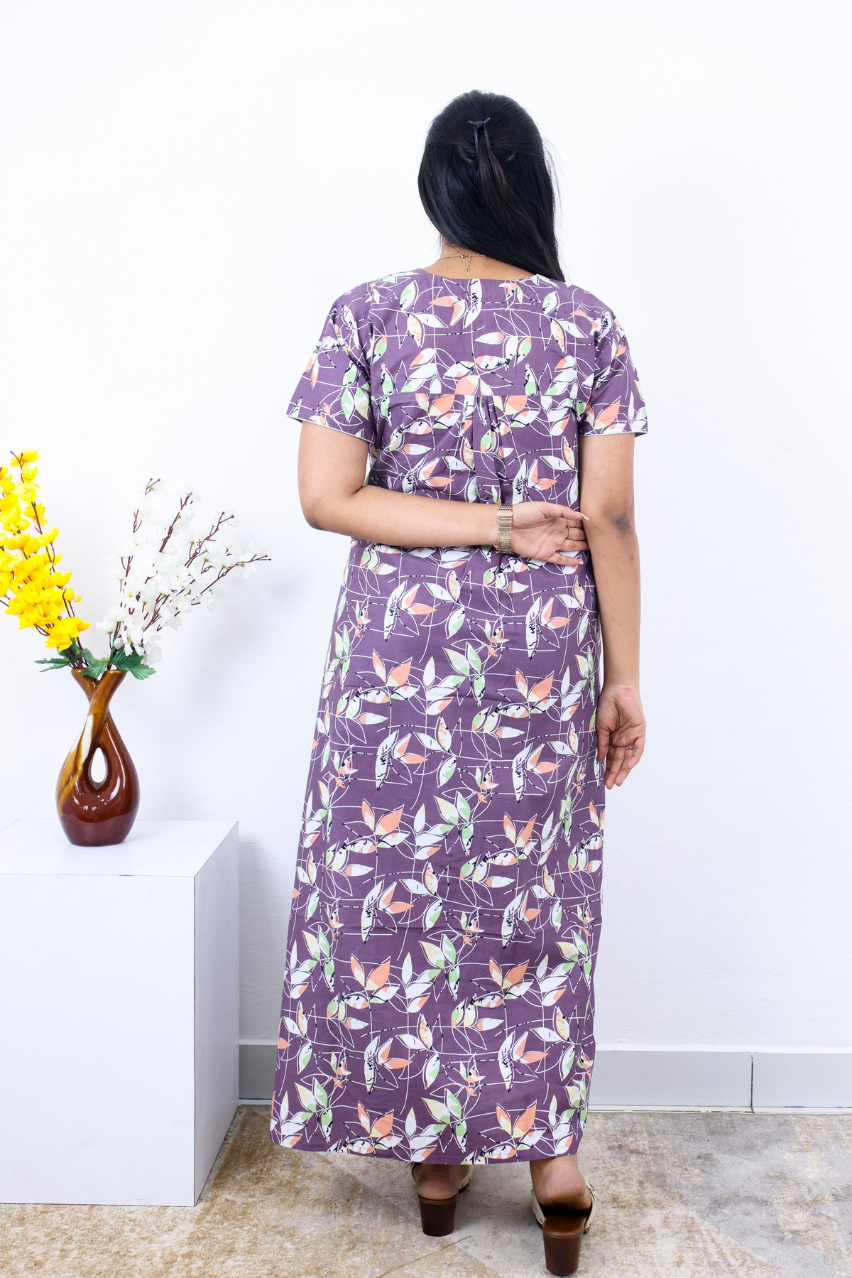 Regular Fit Cotton Printed Nighties