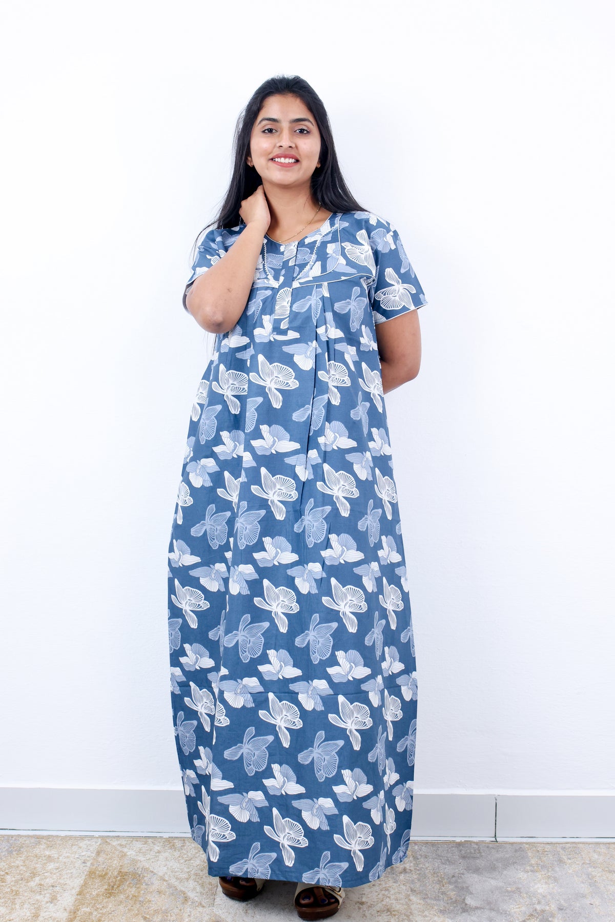 New Regular Fit Cotton Printed Nighties