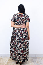 Regular Fit Cotton Printed Pleated Nighties