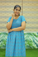 New Smocking Nighty | Stretchable Elastic Type | Beautiful Pleated Model | Side Pocket | Stylish Nighty for Stylish Women's (OM-RAH)