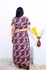 MANGAI Premium Cotton Printed Pleated Model Half Sleeve 3XL Size Nighties - Fancy Neck | With Side Pocket |Shrinkage Free Nighties | Trendy Collection's for Stylish Women's (3PZZ)