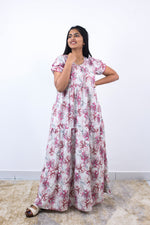 Stylish Alpine 3 Layer Frock Model Nighties| Fancy Sleeves & Neck Pattern| Side Pocket with Back Tie Rope | Perfect Nightwear Trendy Women's (AFK)