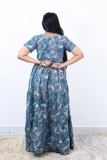 Stylish Alpine 3 Layer Frock Model Nighties| Fancy Sleeves & Neck Pattern| Side Pocket with Back Tie Rope | Perfect Nightwear Trendy Women's (AFK)