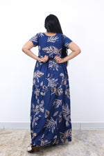 Stylish Alpine 3 Layer Frock Model Nighties| Fancy Sleeves & Neck Pattern| Side Pocket with Back Tie Rope | Perfect Nightwear Trendy Women's (AFK)