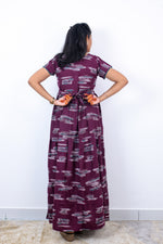 Stylish Alpine 3 Layer Frock Model Nighties| Fancy Sleeves & Neck Pattern| Side Pocket with Back Tie Rope | Perfect Nightwear Trendy Women's (AFK)