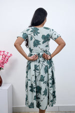 MANGAI new Premium Alpine MAXI Frock Nightgown's for Trending Collection's | Side Pocket with Back Tie Rope | Fancy Petal Sleeve's | Stylish Nightwear for Stylish Woman & Teenage Girl's  (MAL)