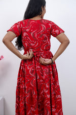 MANGAI new Premium Alpine MAXI Frock Nightgown's for Trending Collection's | Side Pocket with Back Tie Rope | Fancy Petal Sleeve's | Stylish Nightwear for Stylish Woman & Teenage Girl's  (MAL)