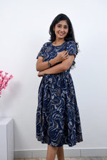 MANGAI new Premium Alpine MAXI Frock Nightgown's for Trending Collection's | Side Pocket with Back Tie Rope | Fancy Petal Sleeve's | Stylish Nightwear for Stylish Woman & Teenage Girl's  (MAL)