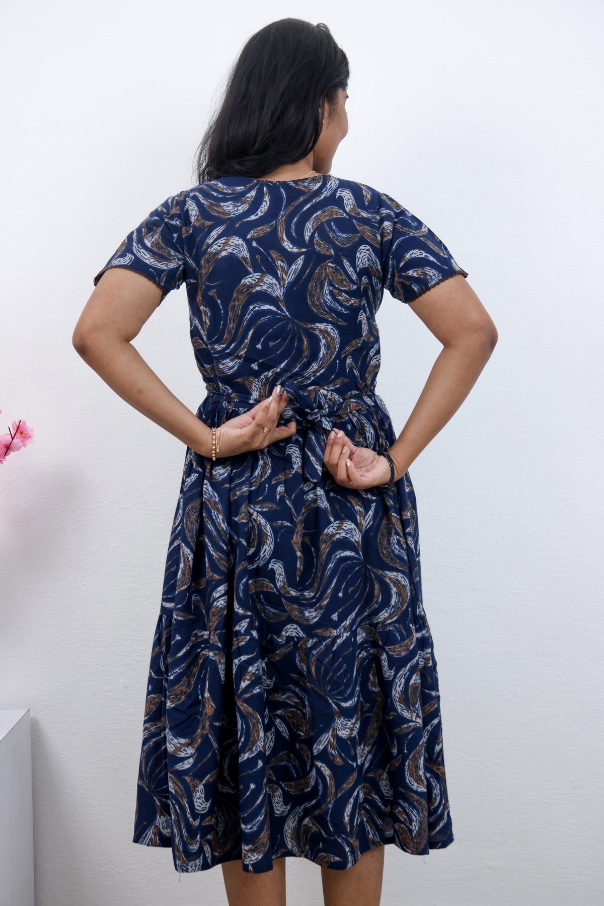 MANGAI new Premium Alpine MAXI Frock Nightgown's for Trending Collection's | Side Pocket with Back Tie Rope | Fancy Petal Sleeve's | Stylish Nightwear for Stylish Woman & Teenage Girl's  (MAL)