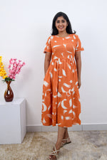 MANGAI new Premium Alpine MAXI Frock Nightgown's for Trending Collection's | Side Pocket with Back Tie Rope | Fancy Petal Sleeve's | Stylish Nightwear for Stylish Woman & Teenage Girl's  (MAL)