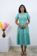 MANGAI new Premium Alpine MAXI Frock Nightgown's for Trending Collection's | Side Pocket with Back Tie Rope | Fancy Petal Sleeve's | Stylish Nightwear for Stylish Woman & Teenage Girl's  (MAL)