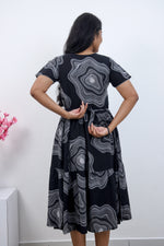 MANGAI new Premium Alpine MAXI Frock Nightgown's for Trending Collection's | Side Pocket with Back Tie Rope | Fancy Petal Sleeve's | Stylish Nightwear for Stylish Woman & Teenage Girl's  (MAL)