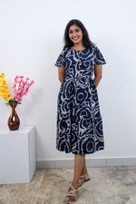 MANGAI new Premium Alpine MAXI Frock Nightgown's for Trending Collection's | Side Pocket with Back Tie Rope | Fancy Petal Sleeve's | Stylish Nightwear for Stylish Woman & Teenage Girl's  (MAL)