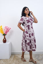 MANGAI new Premium Alpine MAXI Frock Nightgown's for Trending Collection's | Side Pocket with Back Tie Rope | Fancy Petal Sleeve's | Stylish Nightwear for Stylish Woman & Teenage Girl's  (MAL)