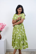 MANGAI new Premium Alpine MAXI Frock Nightgown's for Trending Collection's | Side Pocket with Back Tie Rope | Fancy Petal Sleeve's | Stylish Nightwear for Stylish Woman & Teenage Girl's  (MAL)