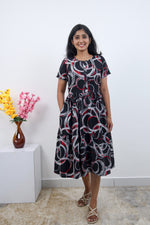 MANGAI new Premium Alpine MAXI Frock Nightgown's for Trending Collection's | Side Pocket with Back Tie Rope | Fancy Petal Sleeve's | Stylish Nightwear for Stylish Woman & Teenage Girl's  (MAL)