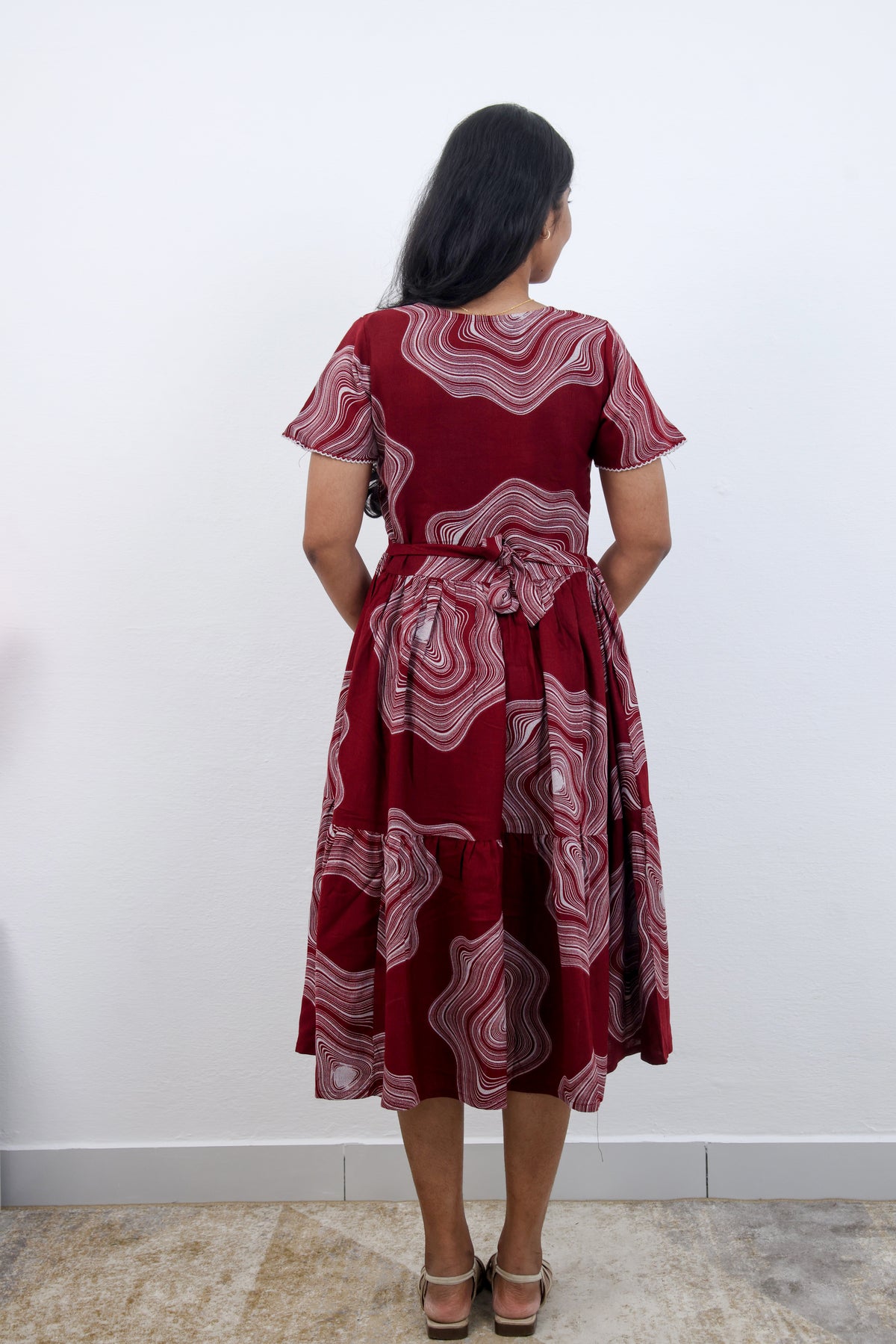 MANGAI new Premium Alpine MAXI Frock Nightgown's for Trending Collection's | Side Pocket with Back Tie Rope | Fancy Petal Sleeve's | Stylish Nightwear for Stylish Woman & Teenage Girl's  (MAL)