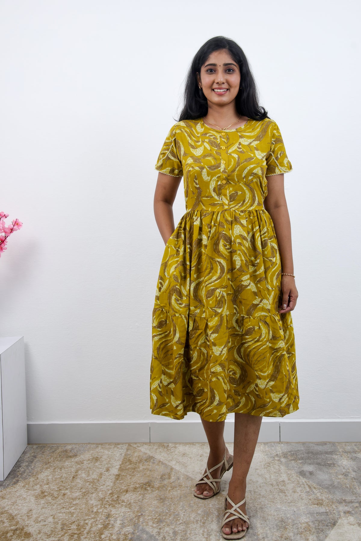 MANGAI new Premium Alpine MAXI Frock Nightgown's for Trending Collection's | Side Pocket with Back Tie Rope | Fancy Petal Sleeve's | Stylish Nightwear for Stylish Woman & Teenage Girl's  (MAL)