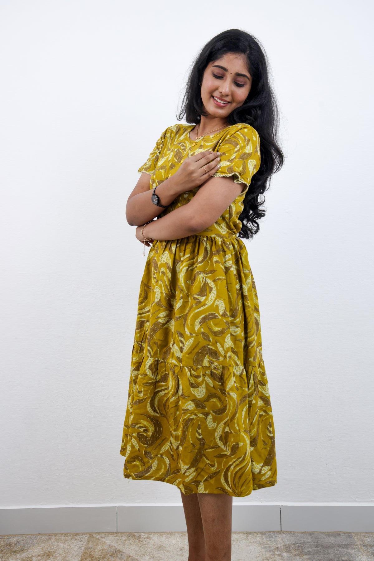 MANGAI new Premium Alpine MAXI Frock Nightgown's for Trending Collection's | Side Pocket with Back Tie Rope | Fancy Petal Sleeve's | Stylish Nightwear for Stylish Woman & Teenage Girl's  (MAL)