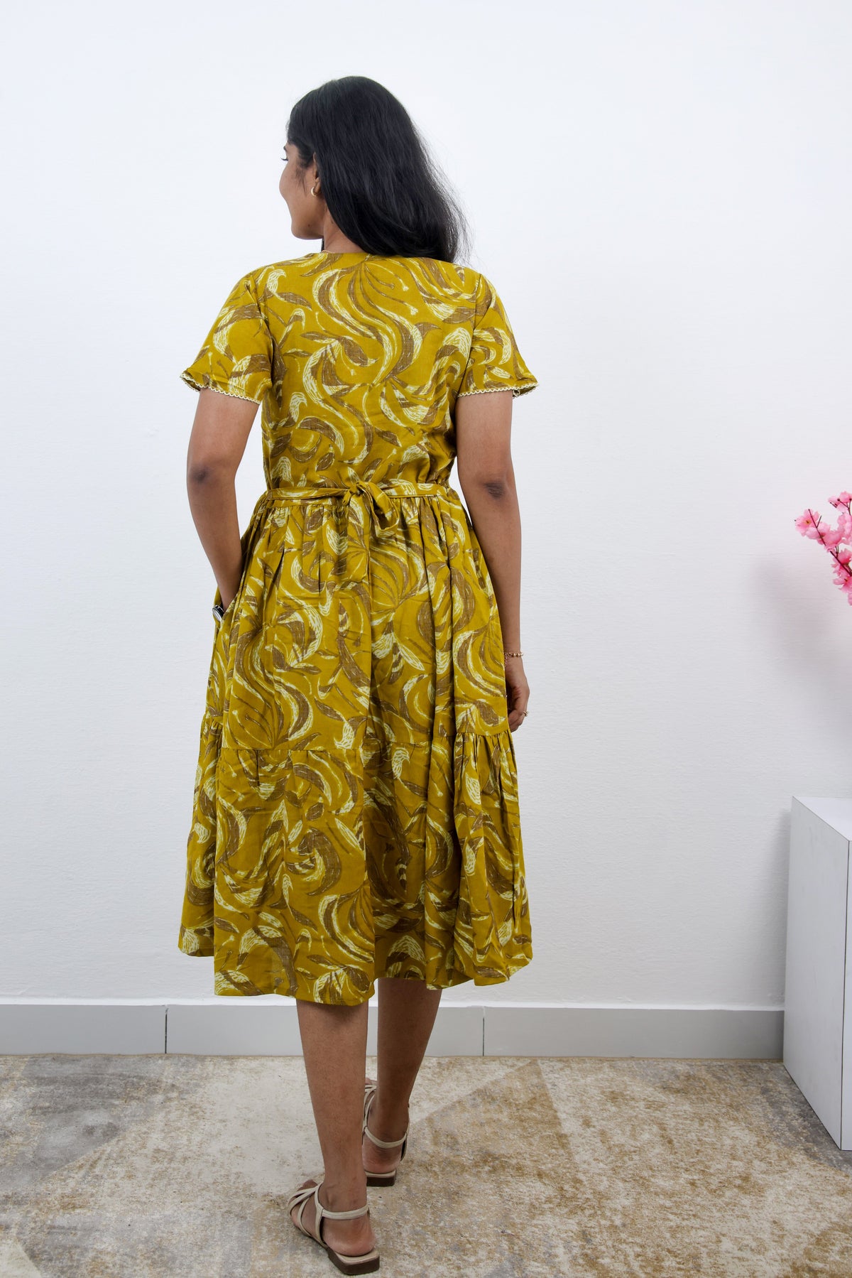 MANGAI new Premium Alpine MAXI Frock Nightgown's for Trending Collection's | Side Pocket with Back Tie Rope | Fancy Petal Sleeve's | Stylish Nightwear for Stylish Woman & Teenage Girl's  (MAL)