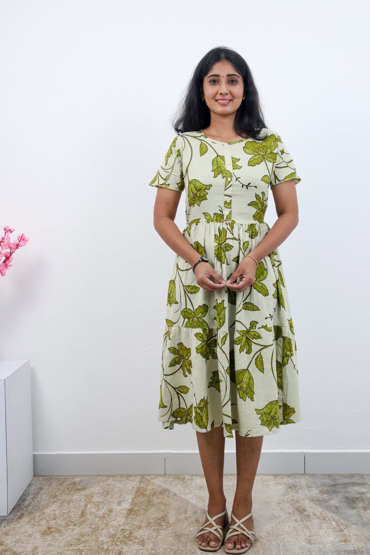 MANGAI new Premium Alpine MAXI Frock Nightgown's for Trending Collection's | Side Pocket with Back Tie Rope | Fancy Petal Sleeve's | Stylish Nightwear for Stylish Woman & Teenage Girl's  (MAL)