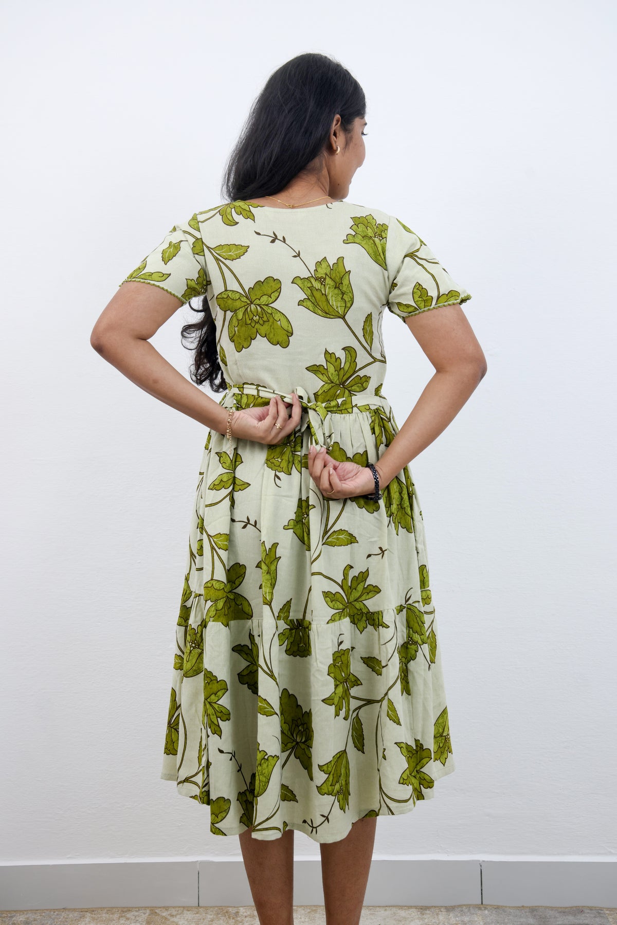 MANGAI new Premium Alpine MAXI Frock Nightgown's for Trending Collection's | Side Pocket with Back Tie Rope | Fancy Petal Sleeve's | Stylish Nightwear for Stylish Woman & Teenage Girl's  (MAL)