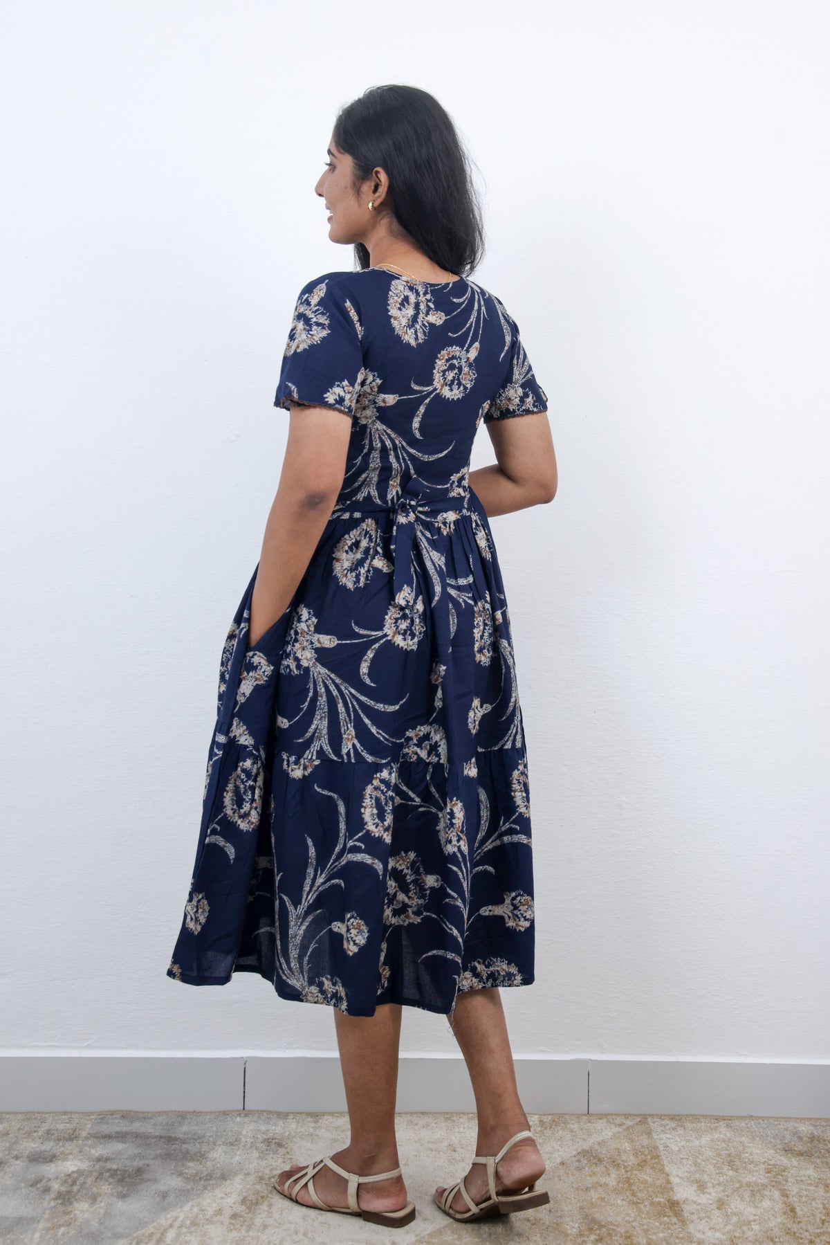 MANGAI new Premium Alpine MAXI Frock Nightgown's for Trending Collection's | Side Pocket with Back Tie Rope | Fancy Petal Sleeve's | Stylish Nightwear for Stylish Woman & Teenage Girl's  (MAL)