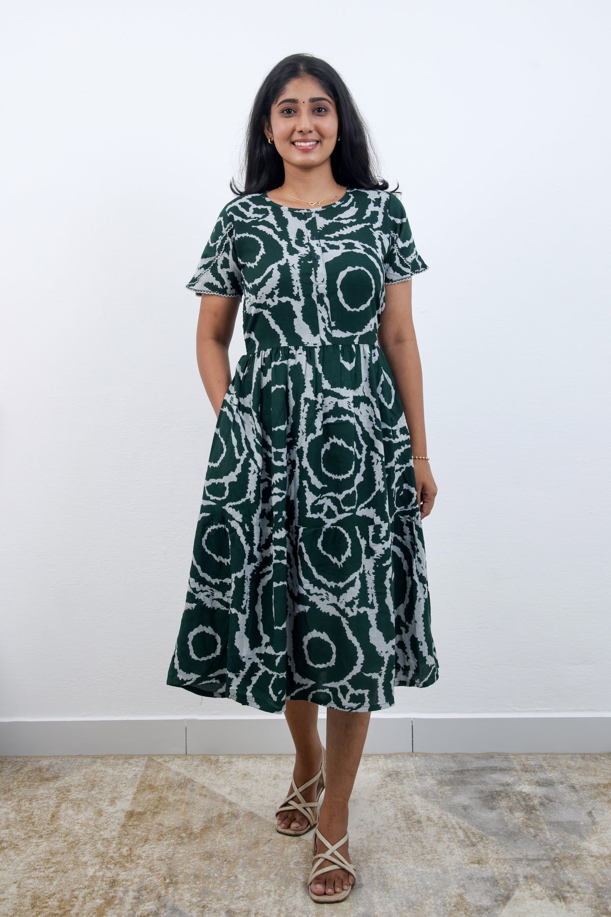 MANGAI new Premium Alpine MAXI Frock Nightgown's for Trending Collection's | Side Pocket with Back Tie Rope | Fancy Petal Sleeve's | Stylish Nightwear for Stylish Woman & Teenage Girl's  (MAL)