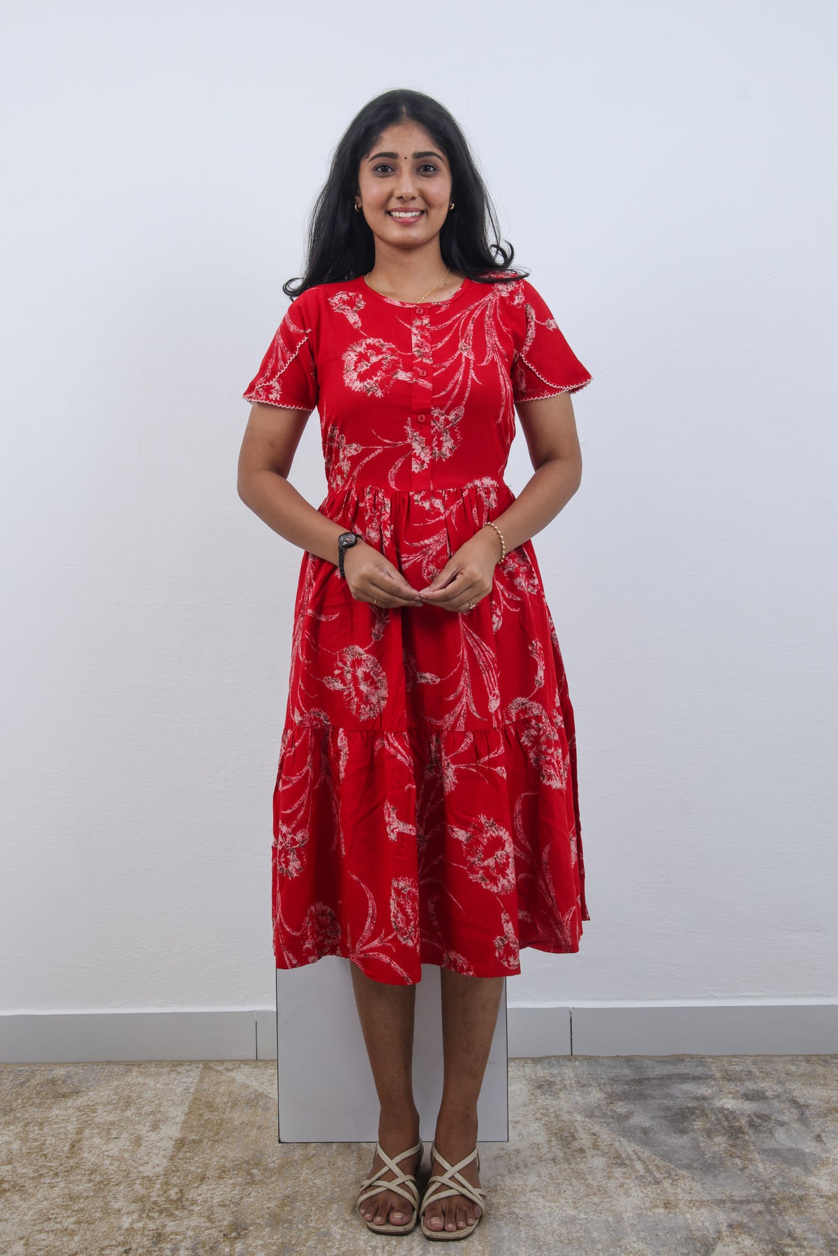 MANGAI new Premium Alpine MAXI Frock Nightgown's for Trending Collection's | Side Pocket with Back Tie Rope | Fancy Petal Sleeve's | Stylish Nightwear for Stylish Woman & Teenage Girl's  (MAL)