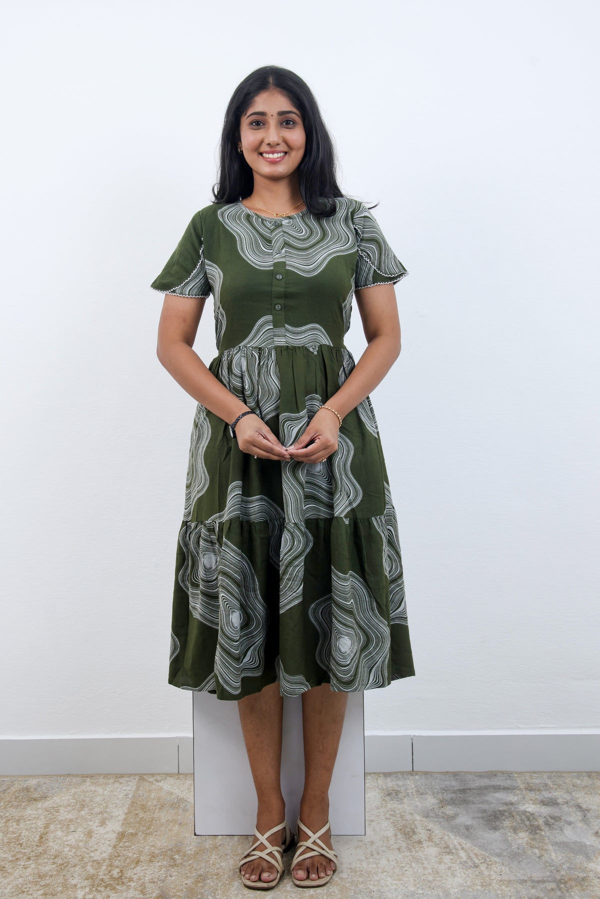 MANGAI new Premium Alpine MAXI Frock Nightgown's for Trending Collection's | Side Pocket with Back Tie Rope | Fancy Petal Sleeve's | Stylish Nightwear for Stylish Woman & Teenage Girl's  (MAL)