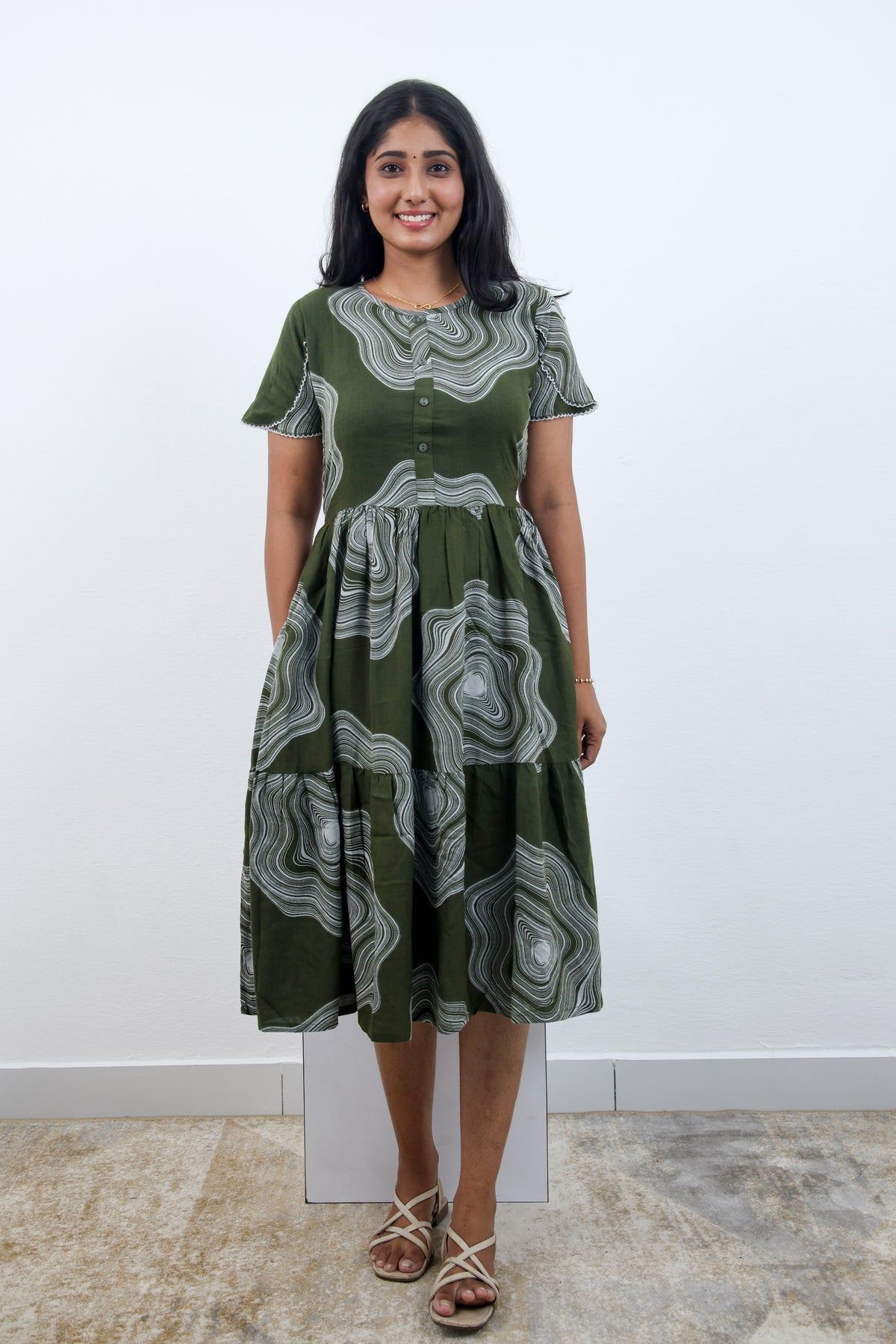 MANGAI new Premium Alpine MAXI Frock Nightgown's for Trending Collection's | Side Pocket with Back Tie Rope | Fancy Petal Sleeve's | Stylish Nightwear for Stylish Woman & Teenage Girl's  (MAL)