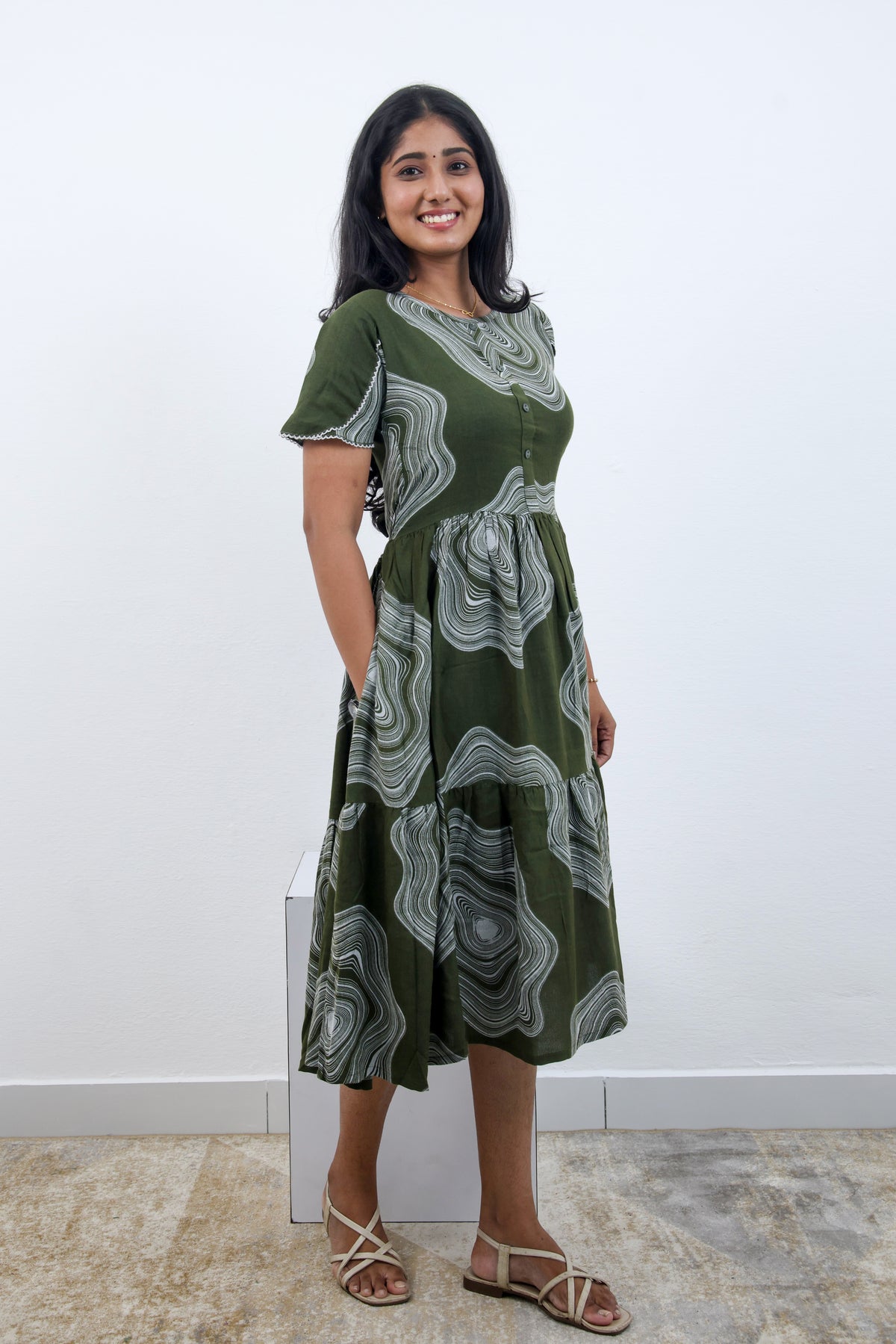 MANGAI new Premium Alpine MAXI Frock Nightgown's for Trending Collection's | Side Pocket with Back Tie Rope | Fancy Petal Sleeve's | Stylish Nightwear for Stylish Woman & Teenage Girl's  (MAL)