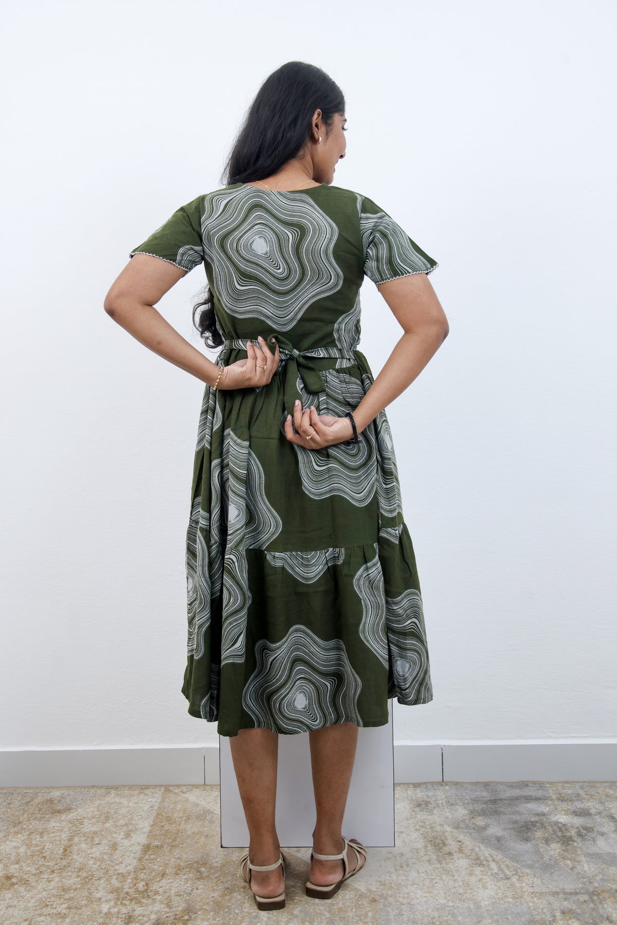 MANGAI new Premium Alpine MAXI Frock Nightgown's for Trending Collection's | Side Pocket with Back Tie Rope | Fancy Petal Sleeve's | Stylish Nightwear for Stylish Woman & Teenage Girl's  (MAL)